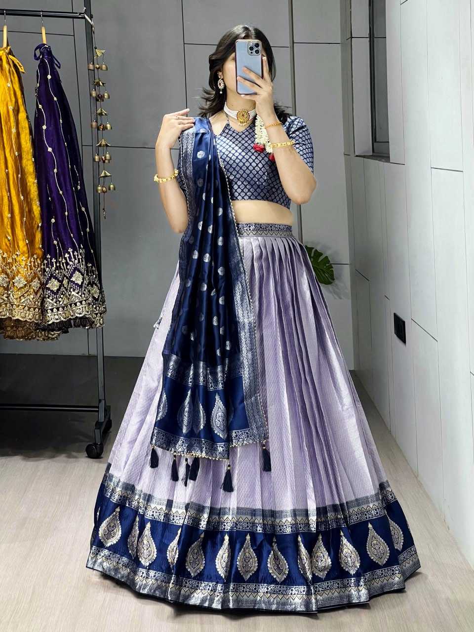 YNF Wholesale Kanjivaram Silk Wedding Lehenga RIN119 8116 | Surat Manufacturer