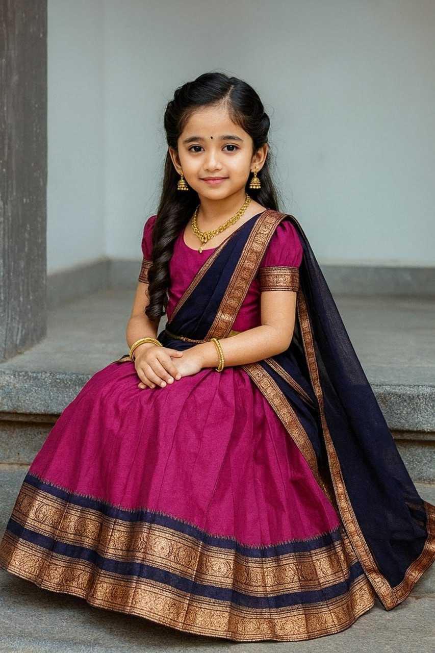 YNF Wholesale Lichi Silk Kids Lehenga KESH642 0104 | Surat Manufacturer