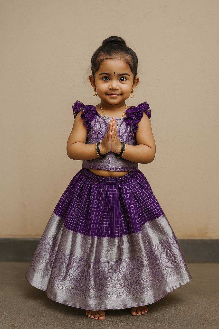 YNF Wholesale Organza Kids Lehenga KESH709 699 | Surat Manufacturer