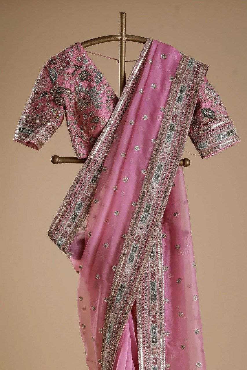 YNF Wholesale Organza Silk Designer Sarees KESH606 1018 | Surat Manufacturer
