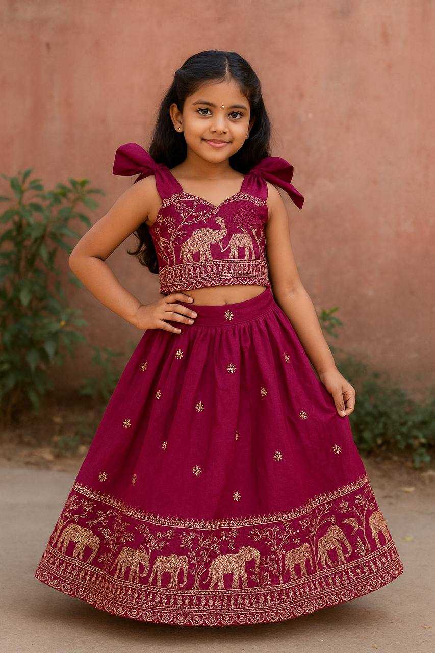 YNF Wholesale Pure Soft Kids Lehenga KESH709 33 | Surat Manufacturer