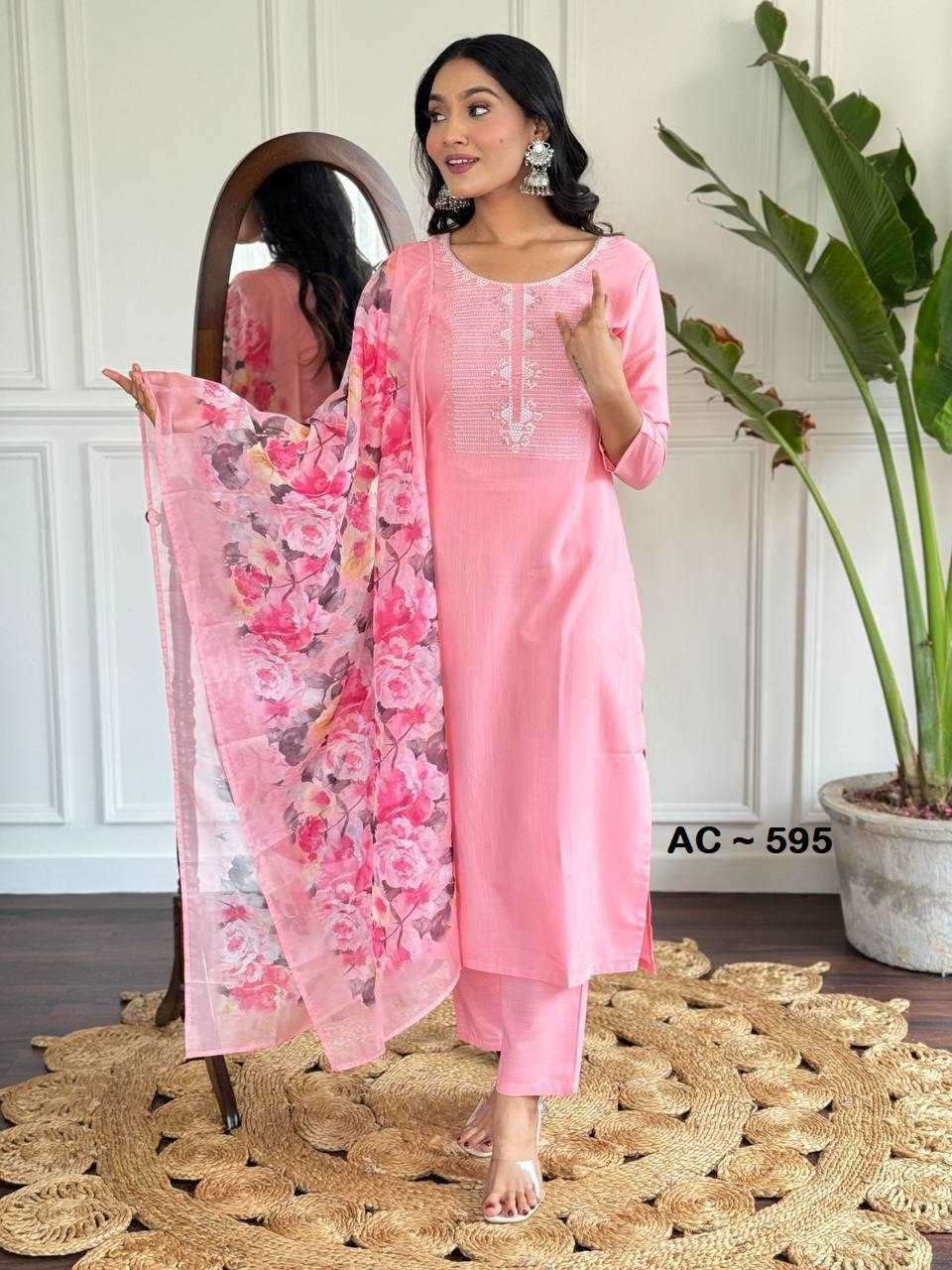 YNF Wholesale Slub Reyon Festive Kurtis RIN131 595 | Surat Manufacturer