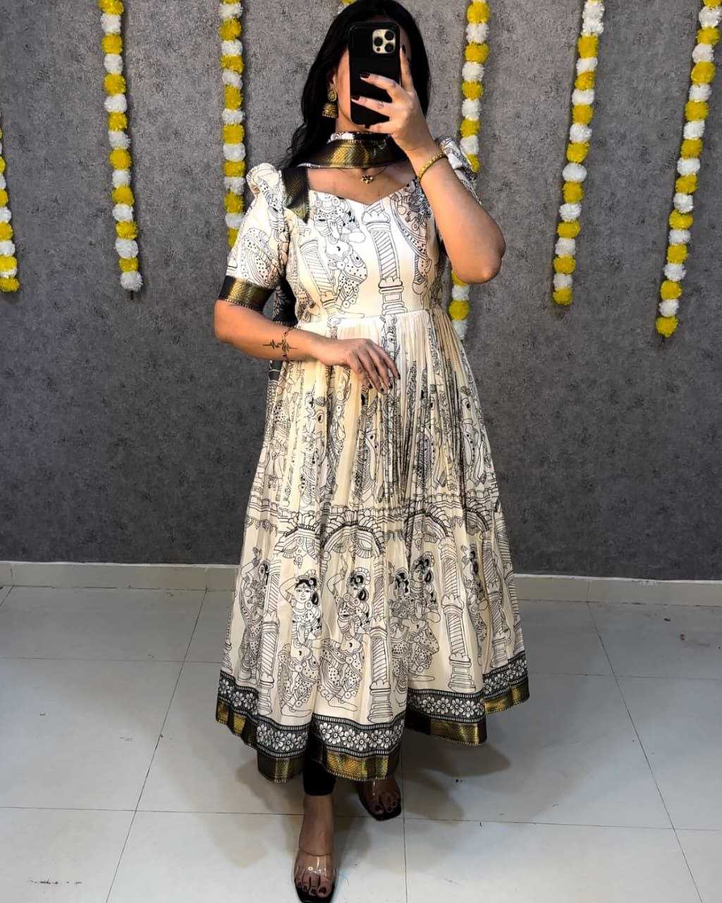 YNF Wholesale Soft Dola Anarkali Gown KESH619 Pongal | Surat Manufacturer