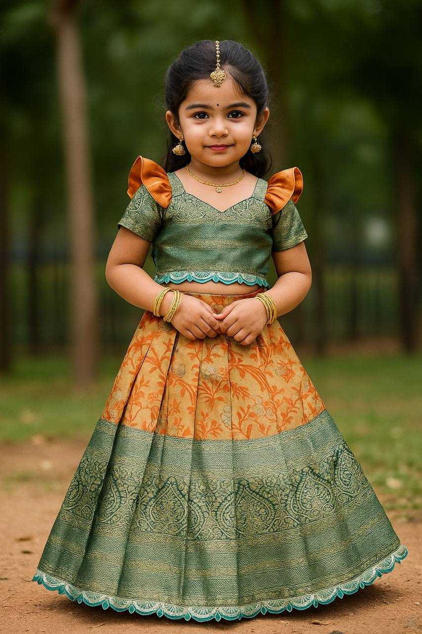 YNF Wholesale Soft Silk Kids Lehenga Choli KESH709 05 | Surat Manufacturer