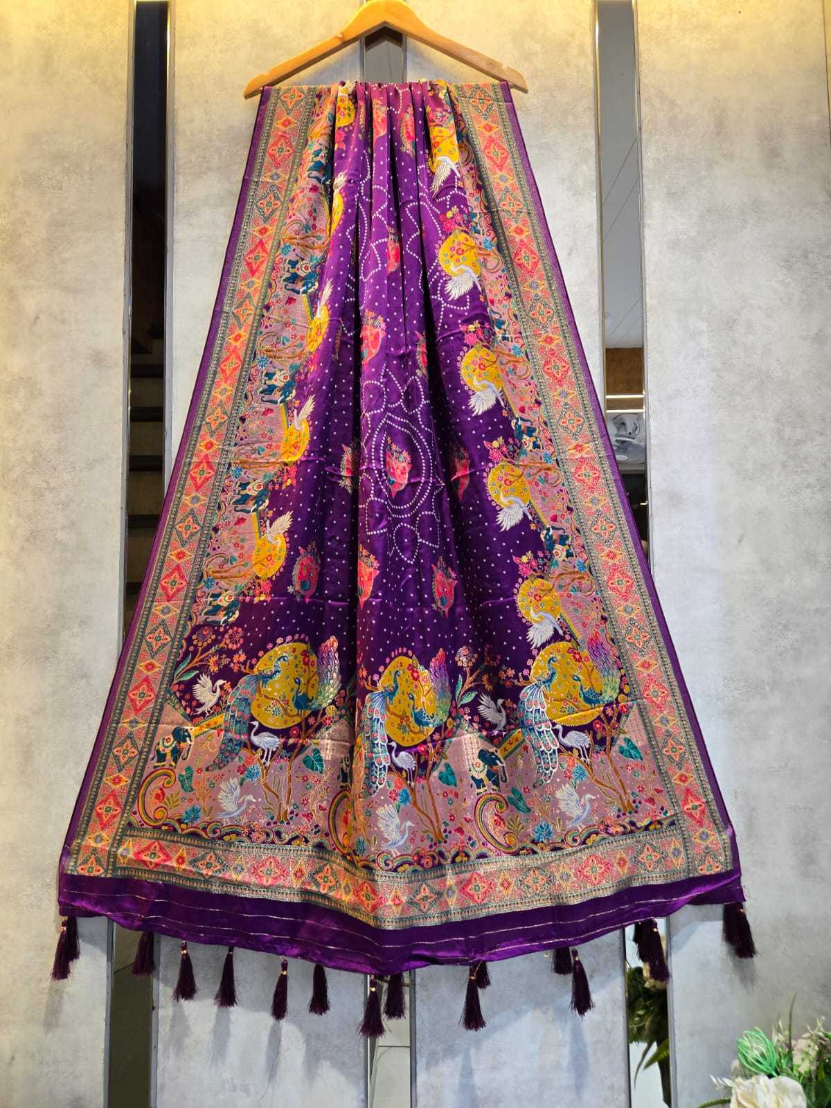 YNF Wholesale Tissue Silk Gajji Modal Dupattas KESH580 modal silk | Surat Manufacturer