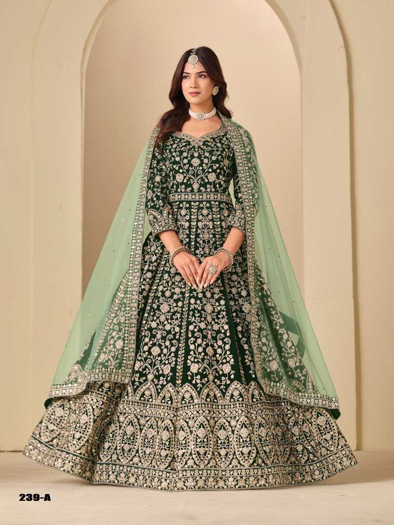 YNF Wholesale Velvet Designer Lehenga KESH481 AANAYA VOL 239 | Surat Manufacturer