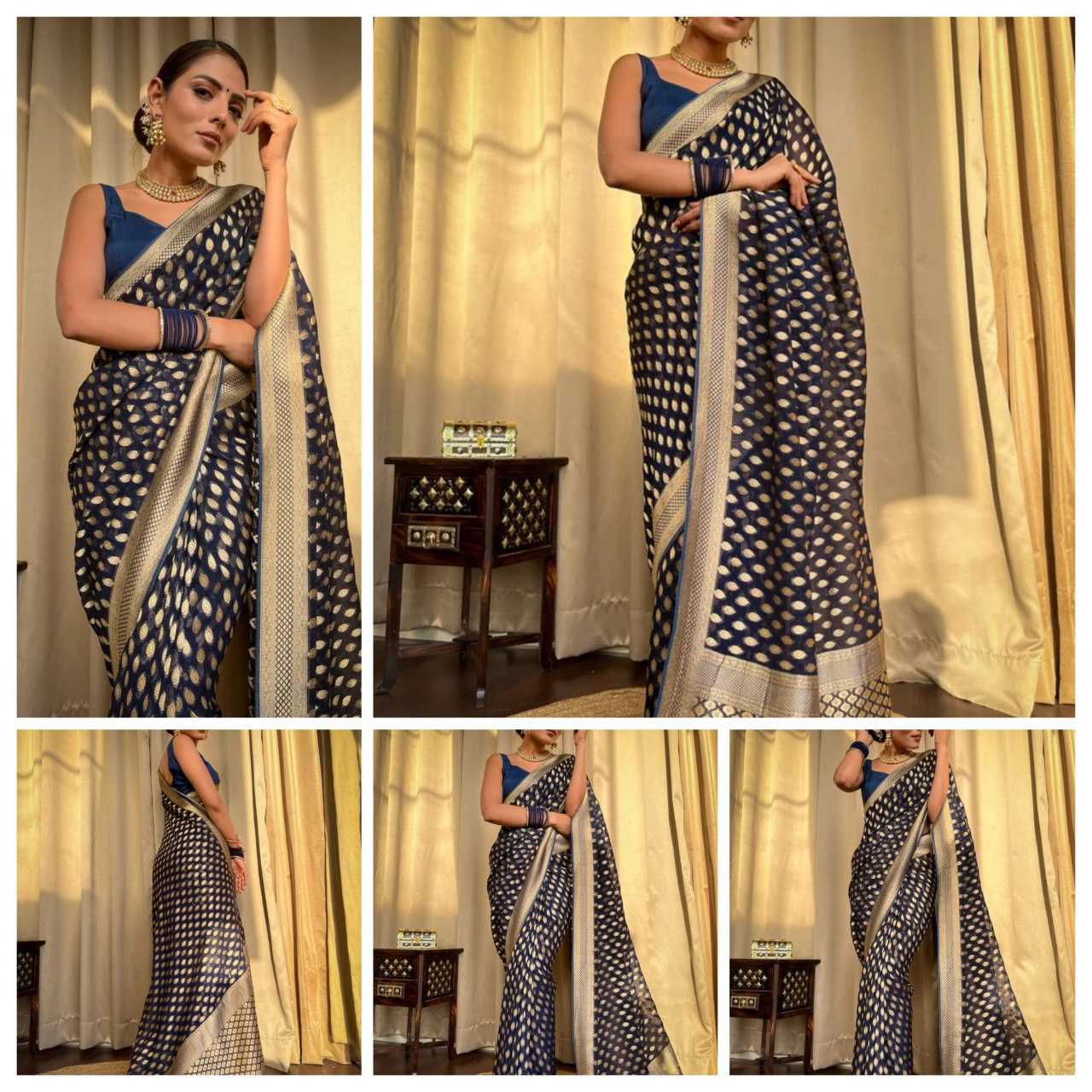 YNF Wholesale Banarasi Soft Silk Branded Sarees RIN132 113 | Surat Manufacturer