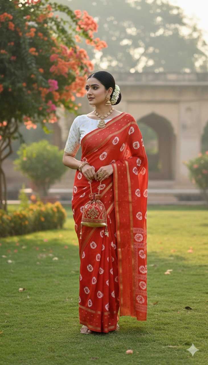YNF Wholesale Bandhani Silk Soft Silk Sarees KESH554 VRAJ | Surat Manufacturer