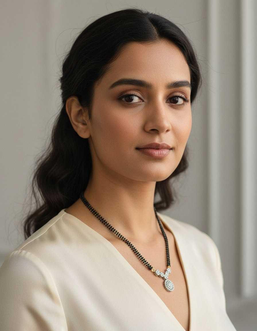 YNF Wholesale Brass Mangalsutras KESH191 1 | Surat Manufacturer