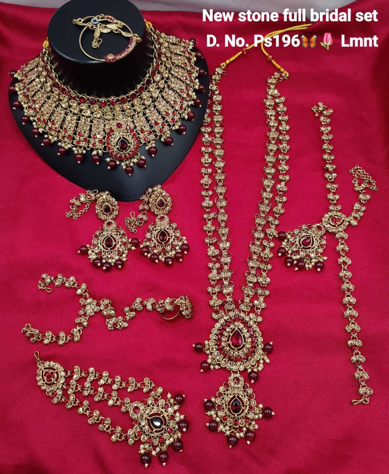 YNF Wholesale Brass Bridal Jewelry Sets KESH494 1 | Surat Manufacturer