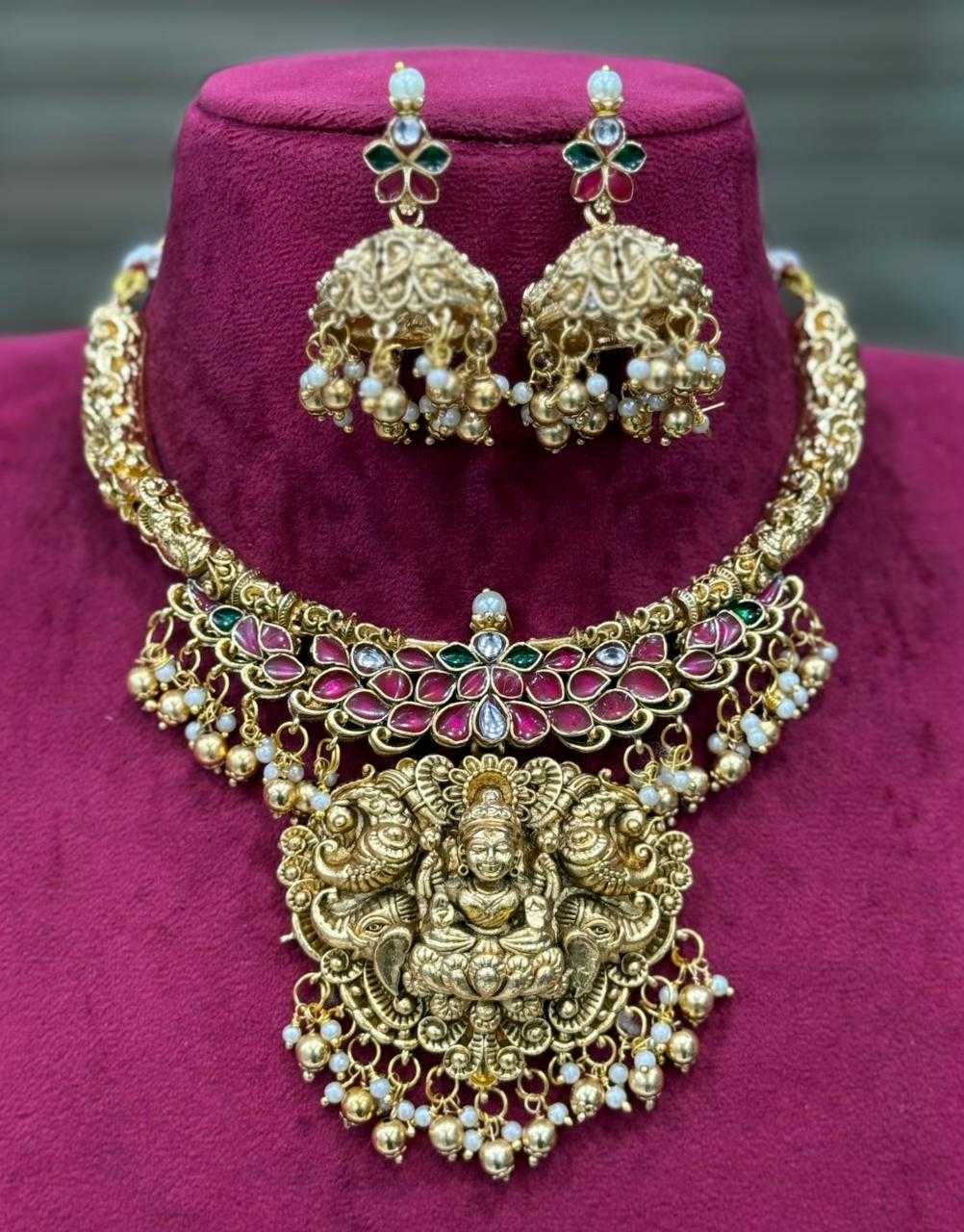 YNF Wholesale Brass Bridal Jewelry Sets KESH494 1 | Surat Manufacturer