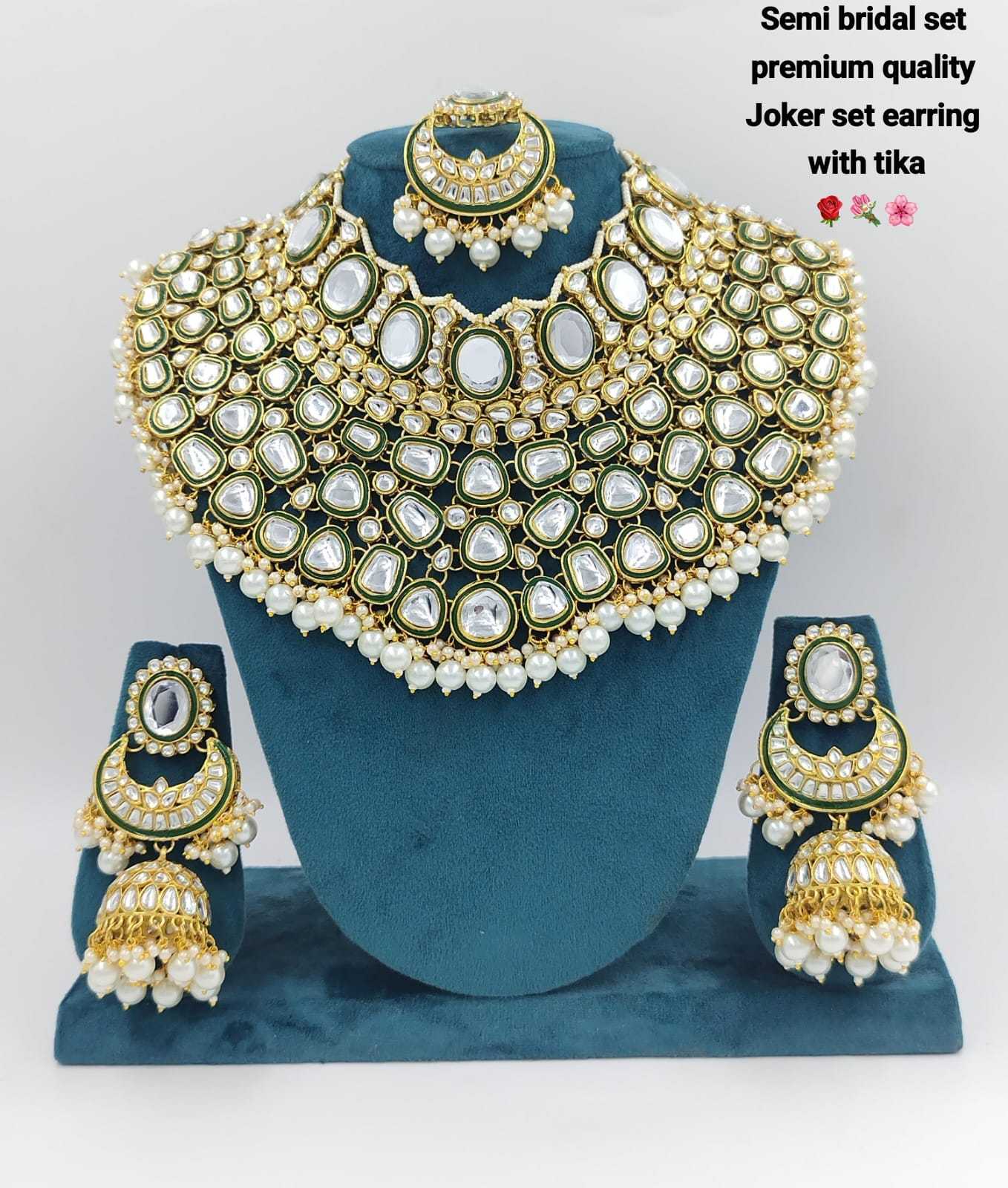 YNF Wholesale Brass Bridal Jewelry Sets KESH494 1 | Surat Manufacturer