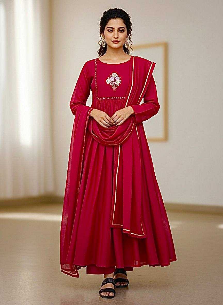 YNF Wholesale Chanderi Cotton    Party Wear Gowns KESH513 553 | Surat Manufacturer