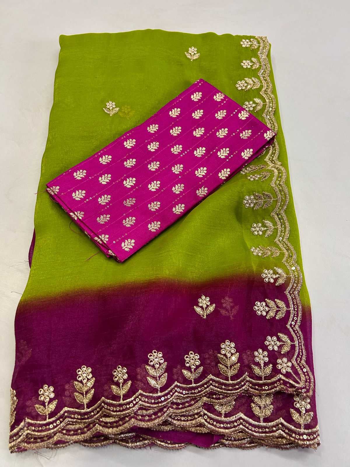 YNF Wholesale Chiffon Designer Silk Sarees KESH622 Qualit | Surat Manufacturer