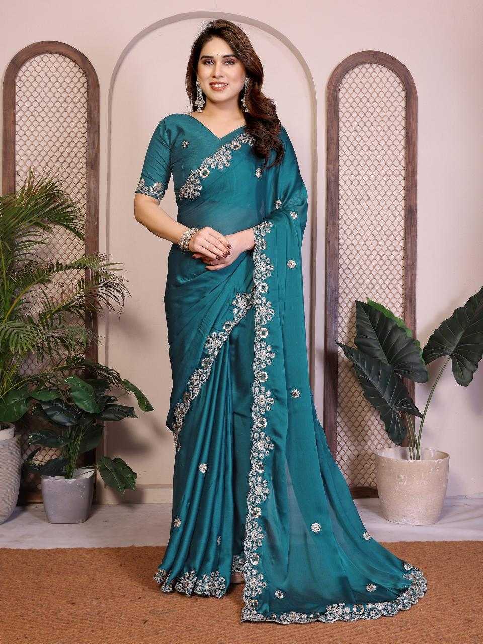 YNF Wholesale Chiffon Satin Party Wear Sarees KESH659 Mamta1 | Surat Manufacturer
