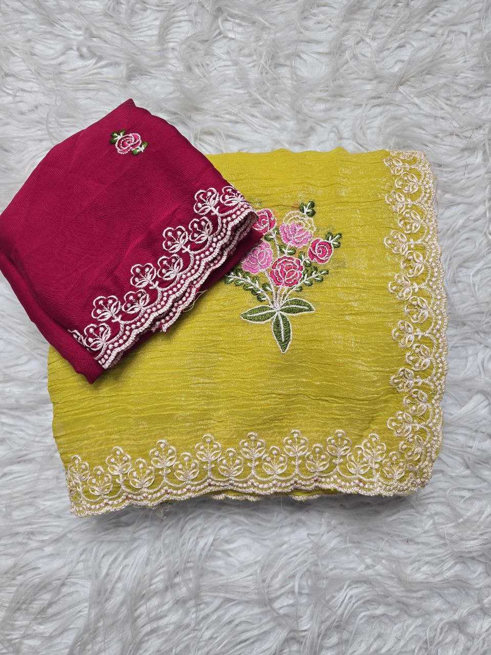 YNF Wholesale Crunchi Designer Sarees RIN216 prital | Surat Manufacturer
