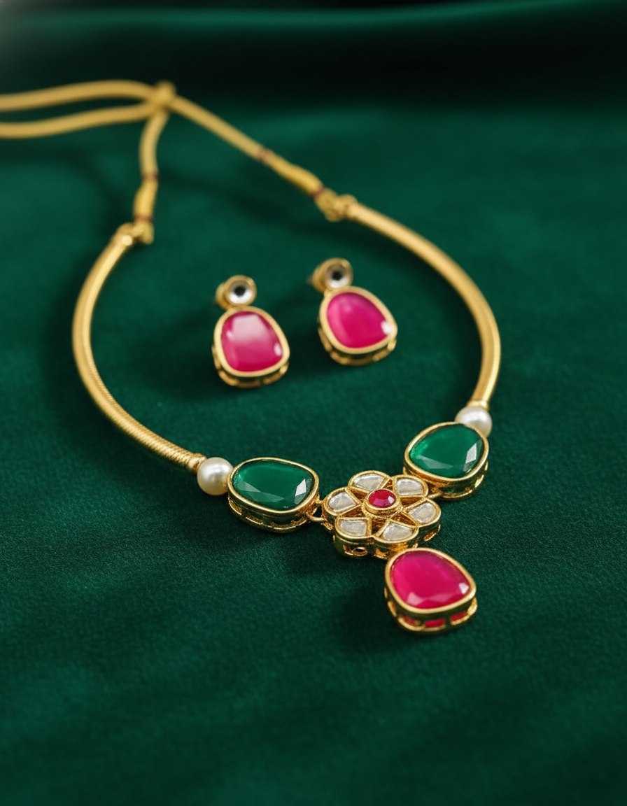 YNF Wholesale Fancy Pearl Necklace Set KESH191 NECKLACE | Surat Manufacturer