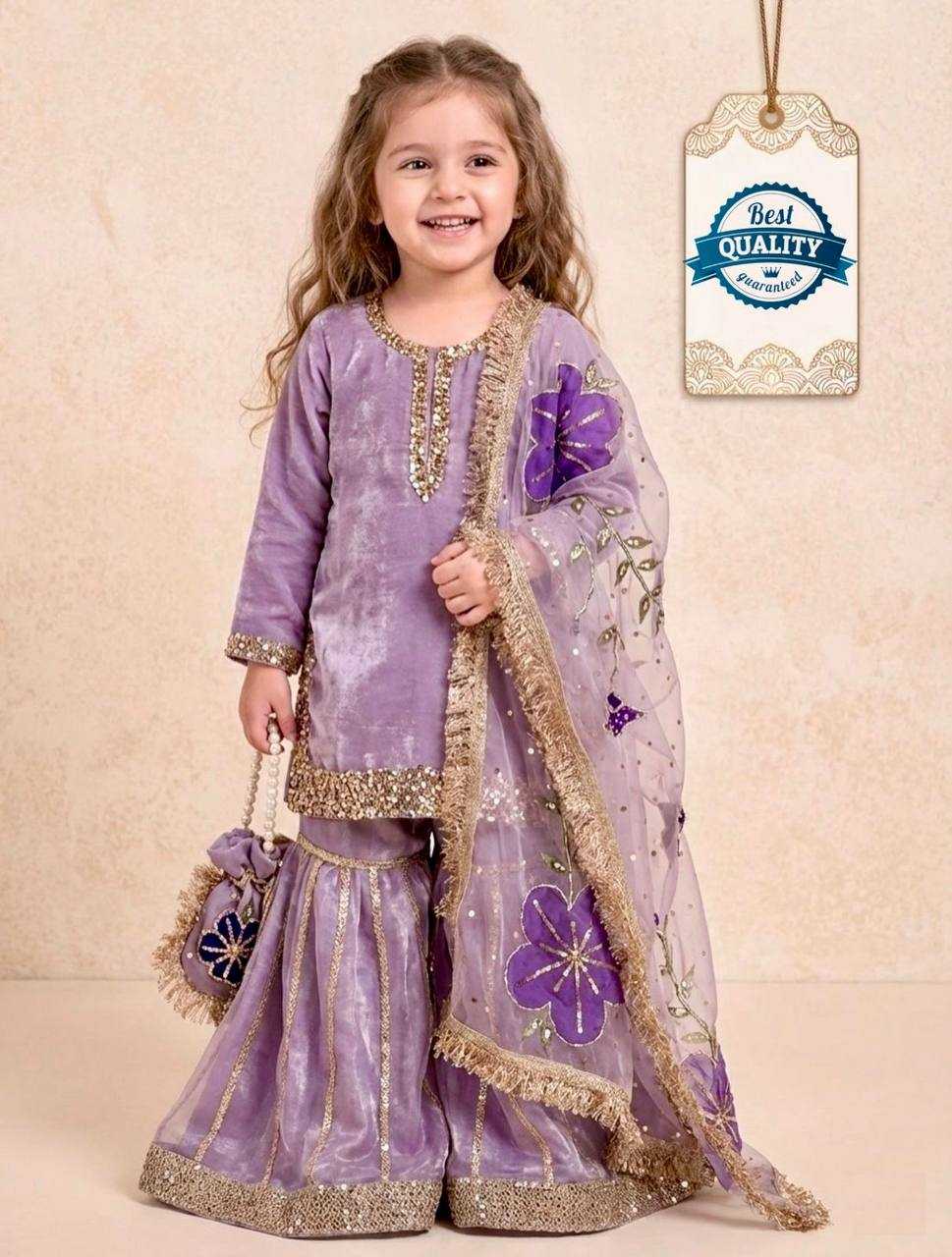 YNF Wholesale Fancy Kids Sharara KESH415 242 | Surat Manufacturer
