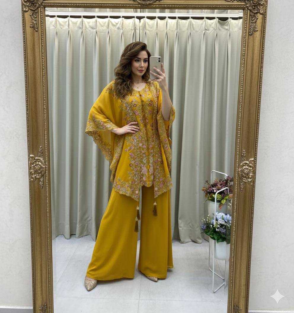 YNF Wholesale Faux Georgette Embroidery Suits KESH514 406 | Surat Manufacturer