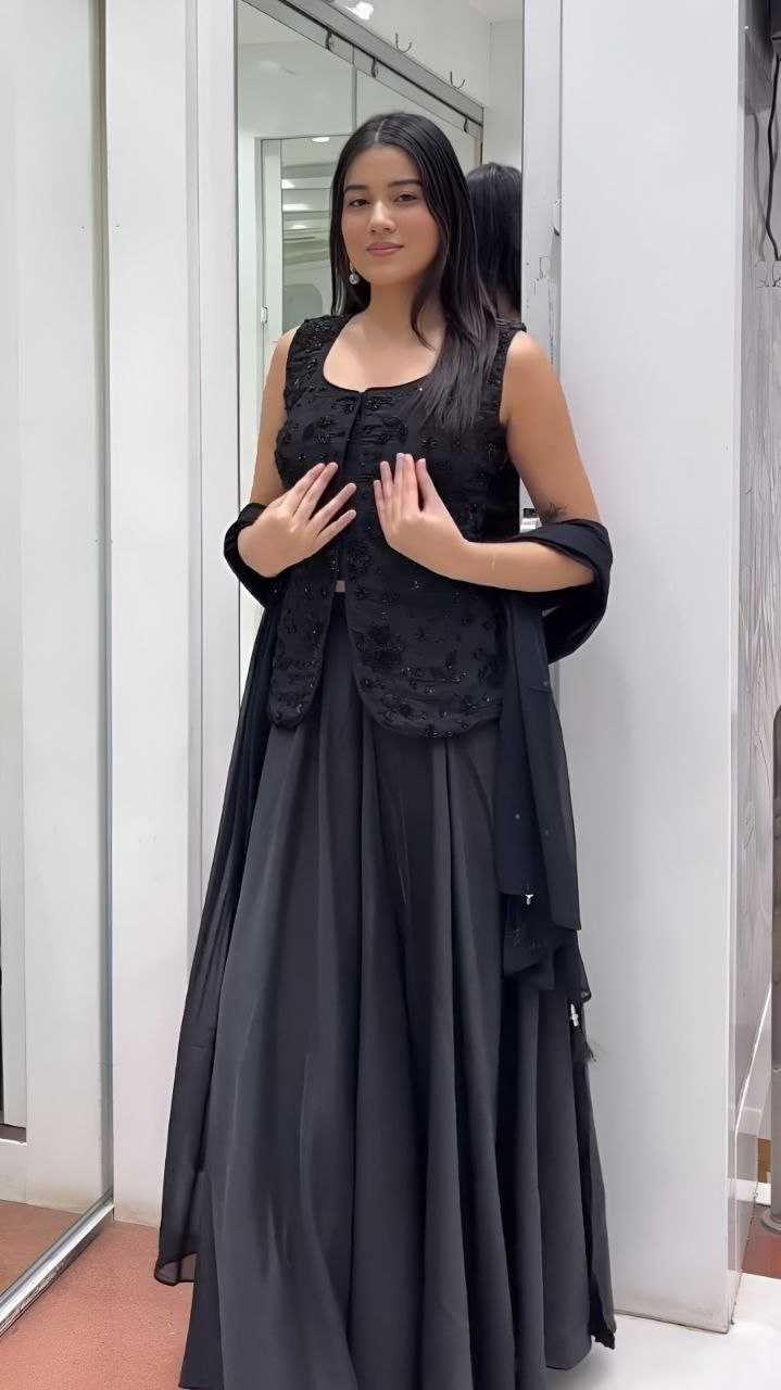 YNF Wholesale Faux Georgette Indo Western Dresses RIN129 194 | Surat Manufacturer