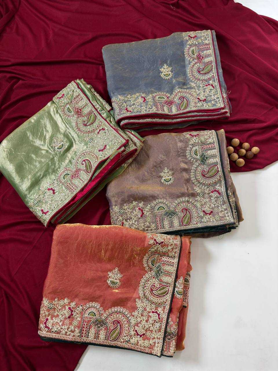 YNF Wholesale FENDY Embroidered Sarees KESH568 | Surat Manufacturer