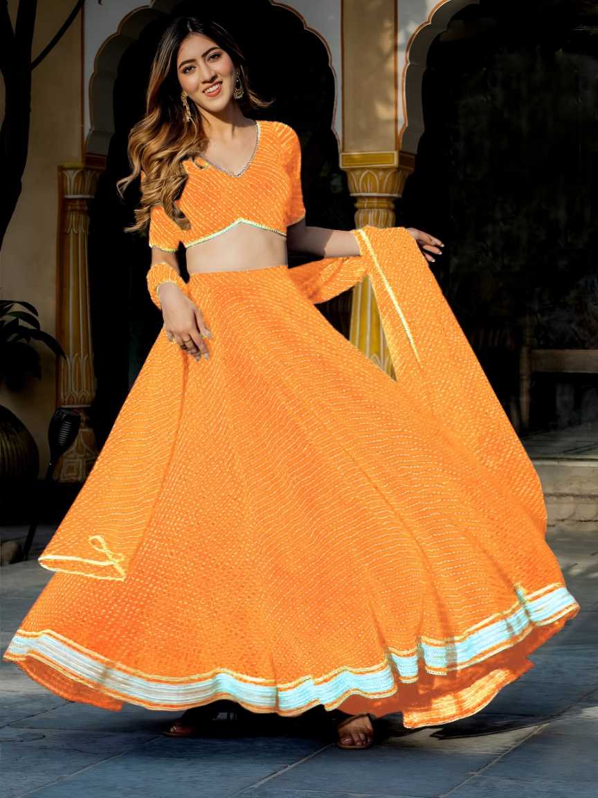 YNF Wholesale Georgette Georgette Lehenga KESH530 15049-Yellow | Surat Manufacturer