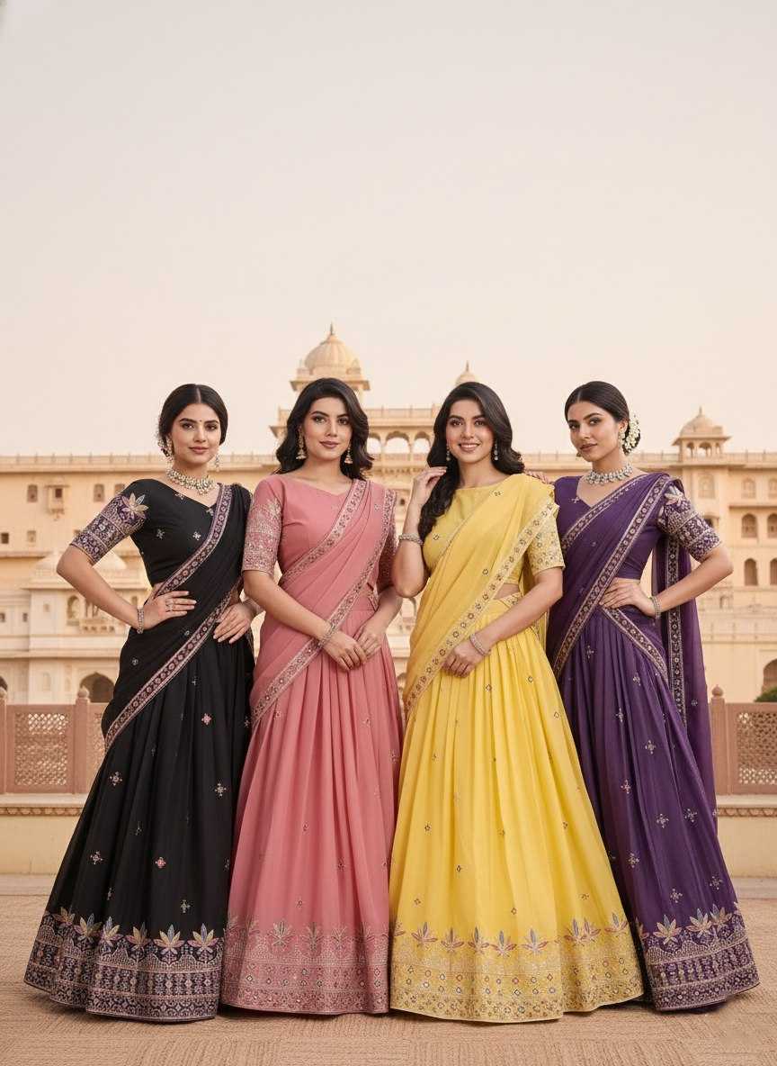 YNF Wholesale Georgette Wedding Lehenga KESH659 Krupa | Surat Manufacturer