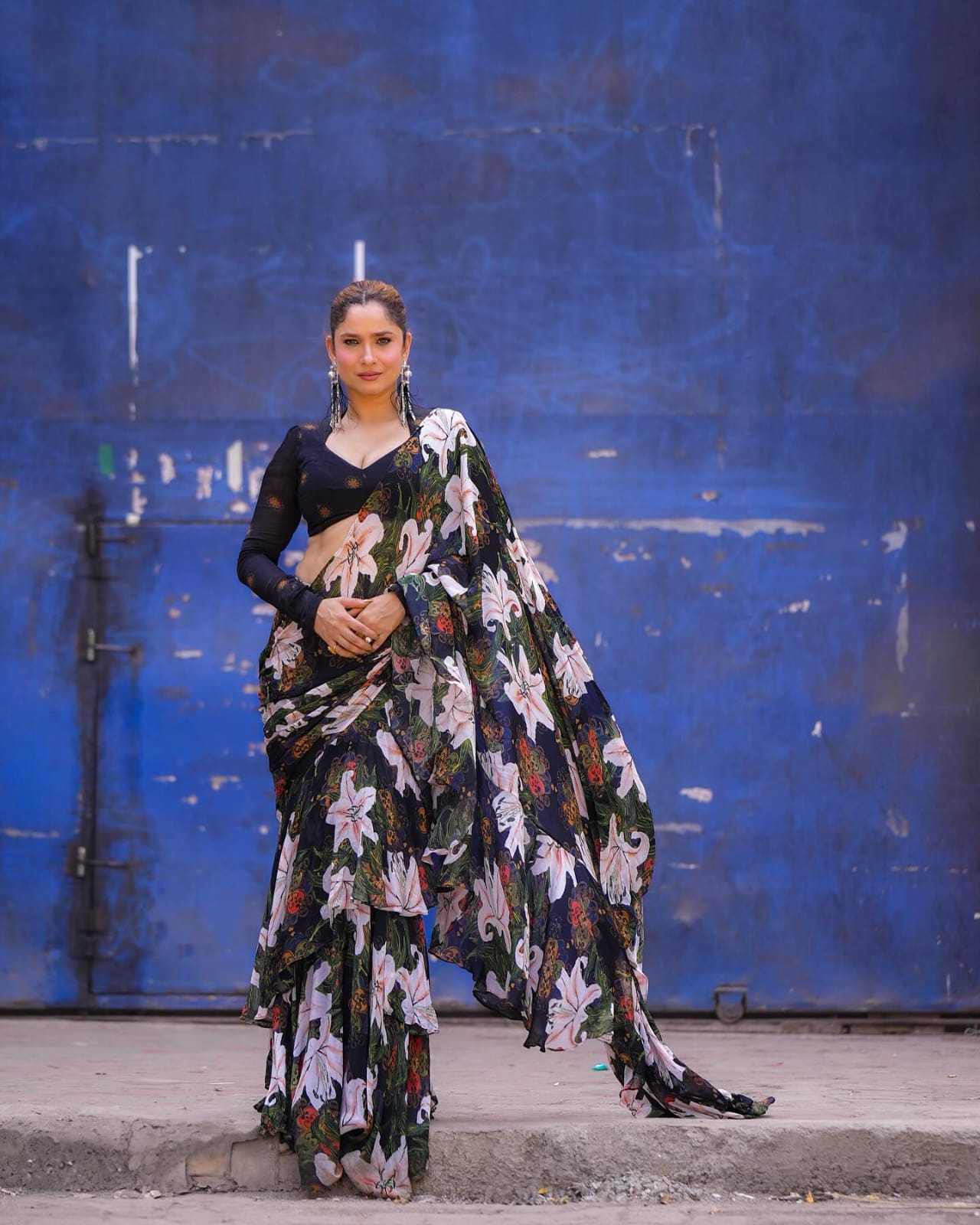 YNF Wholesale Georgette Printed Sarees KESH664 101 | Surat Manufacturer