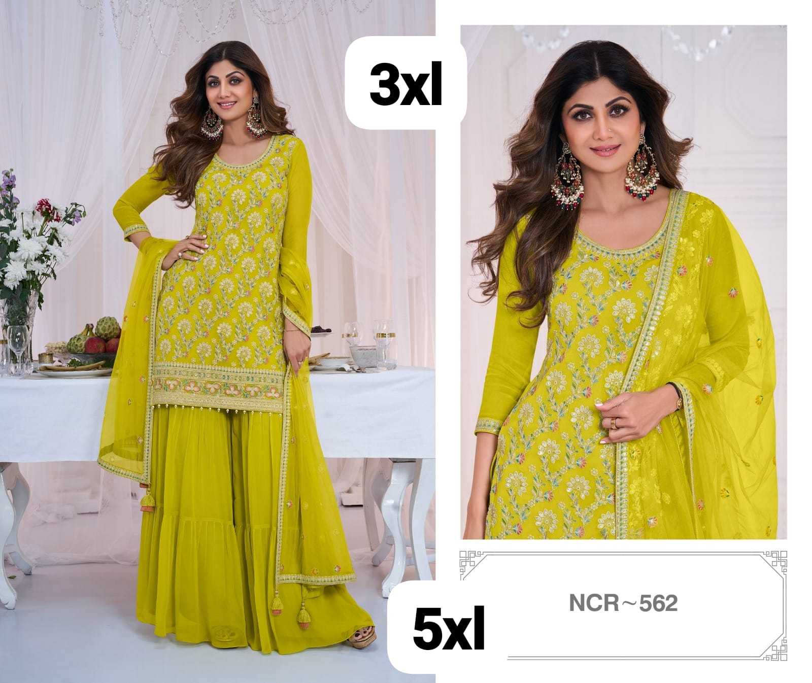 YNF Wholesale Georgette Unstitched Suits KESH677 Shilpa | Surat Manufacturer