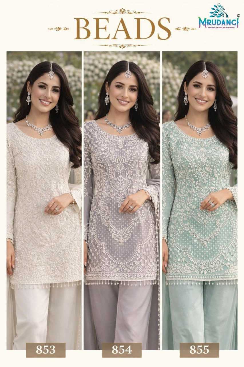 YNF Wholesale Georgette Party wear suits KESH704 BEADS | Surat Manufacturer