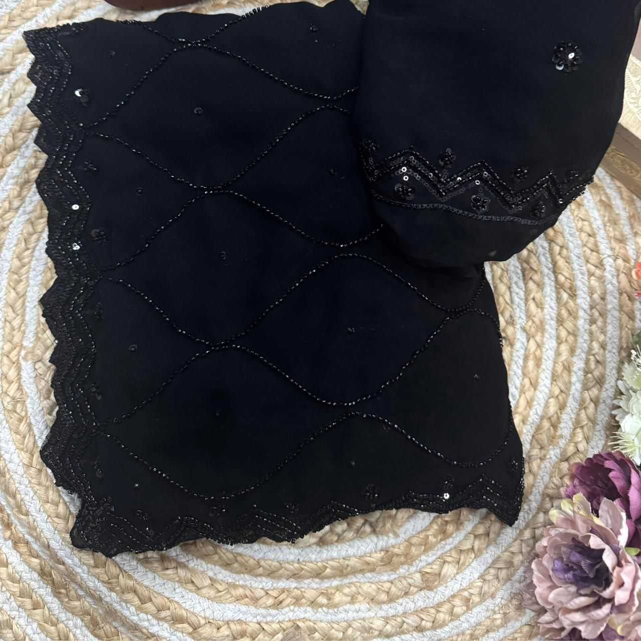 YNF Wholesale Georgette Georgette Sarees RIN134 POOJA | Surat Manufacturer