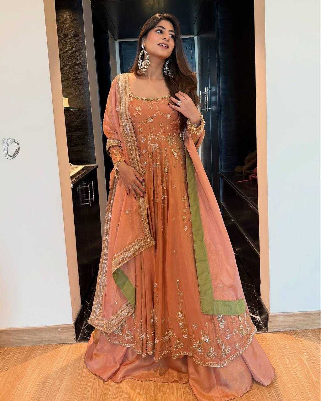YNF Wholesale Heavy Chinnon Silk Silk Gowns RIN133 1573 | Surat Manufacturer