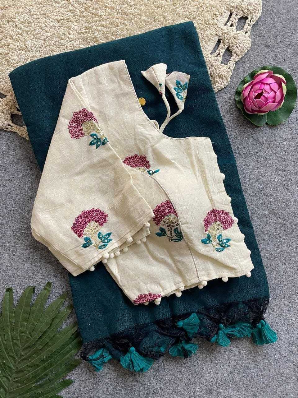 YNF Wholesale Khadi Cotton Branded Sarees RIN216 Divya | Surat Manufacturer