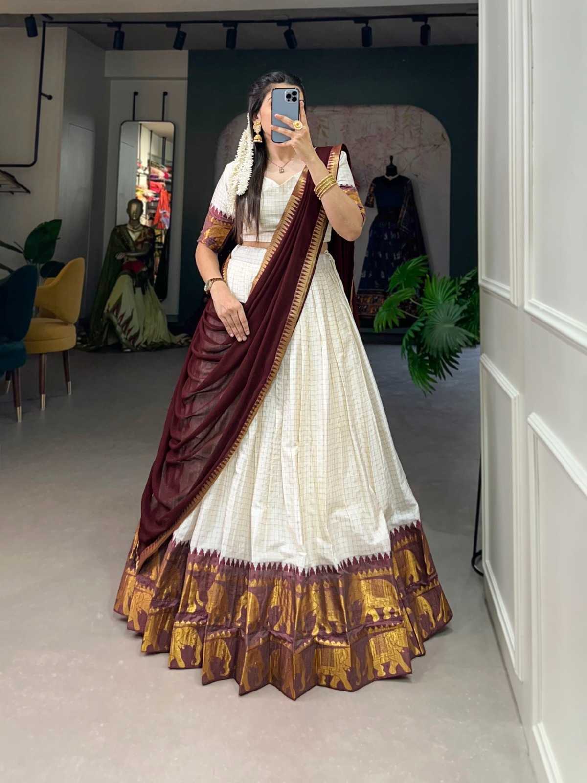 YNF Wholesale Poly Cotton Lehenga With Dupatta KESH668 102 | Surat Manufacturer
