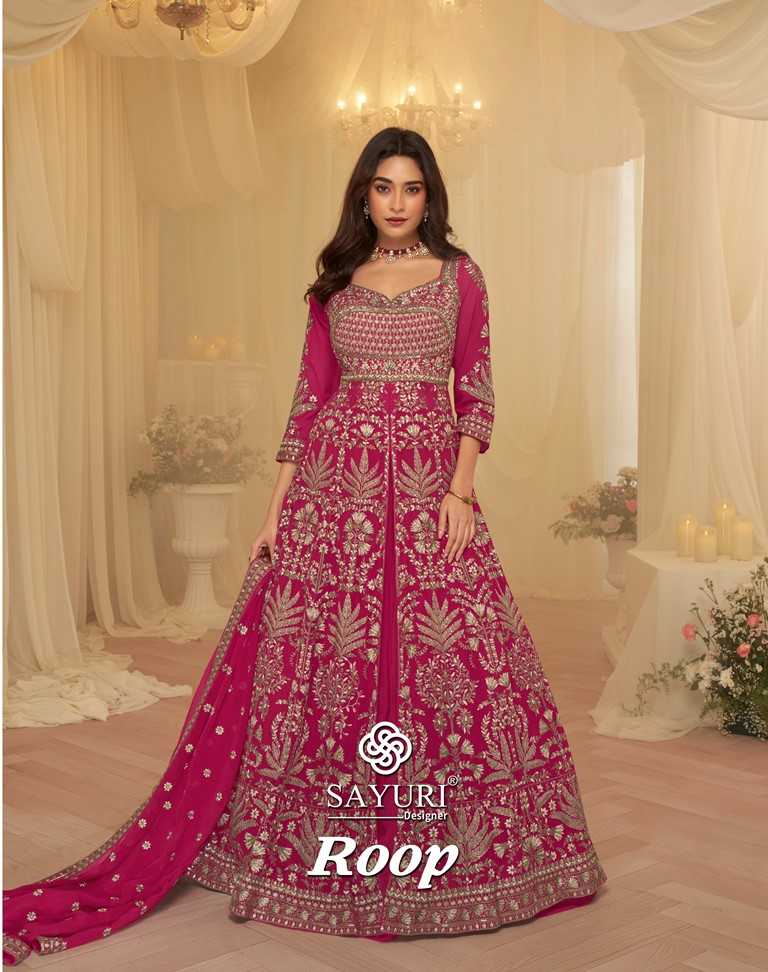 Ynf Premium Georgette  Gowns Wholesale Bollywood Style Gowns Wedding Gown Bridal Gowns Manufacturer - YNF Online