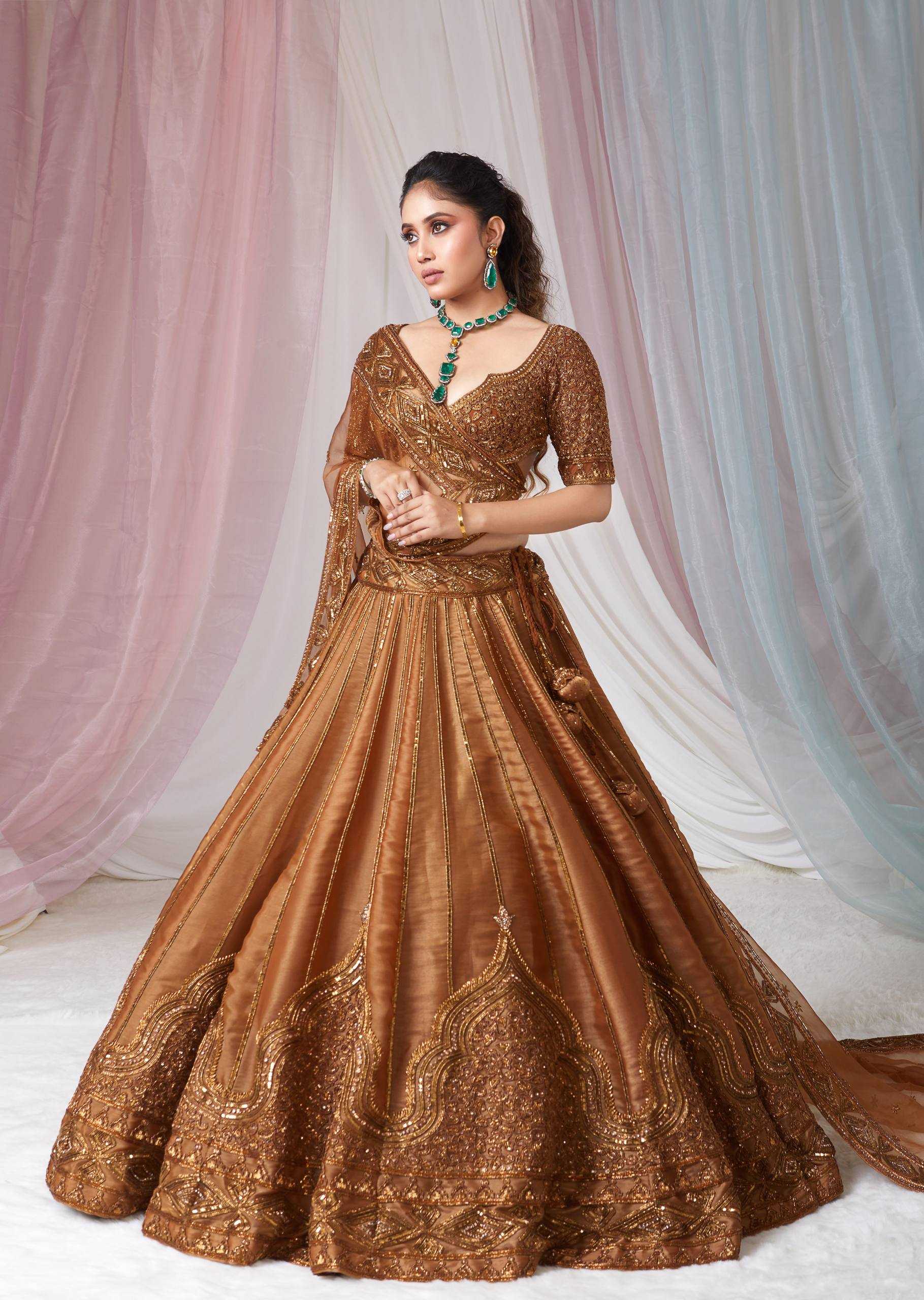 YNF Wholesale Satin Silk Embroidered Lehenga RIN213 96 | Surat Manufacturer
