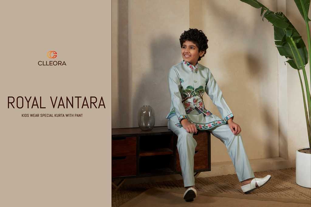 YNF Wholesale Silk Viscose Kids Traditional Outfits KESH481 CLLEORA ROYAL 91061 | Surat Manufacturer