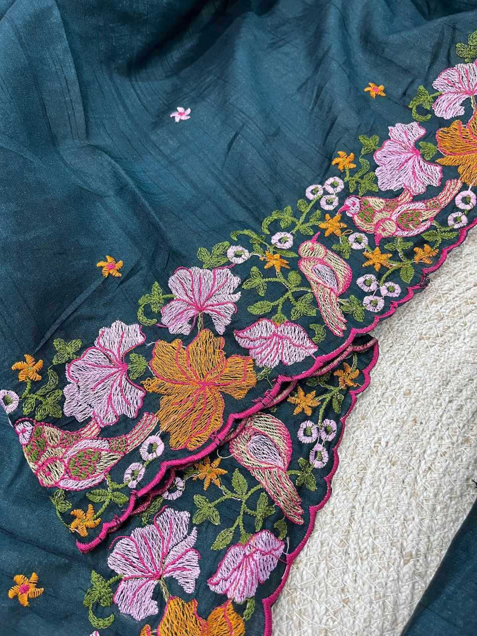 YNF Wholesale Slub Silk Embroidered Sarees KESH621 6072 | Surat Manufacturer