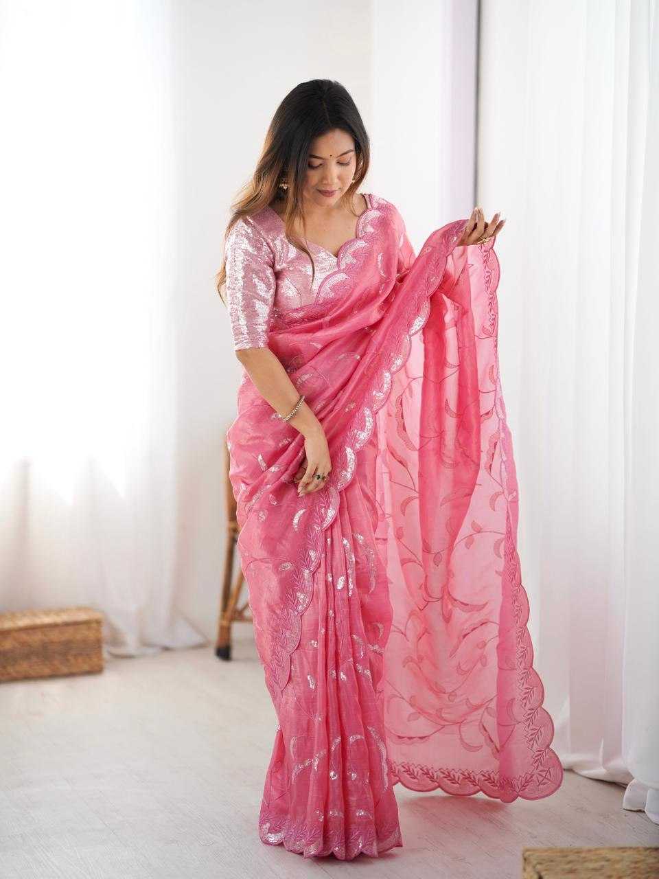 YNF Wholesale Soft Gold Crush Ready To Wear Sarees RIN133 19 | Surat Manufacturer