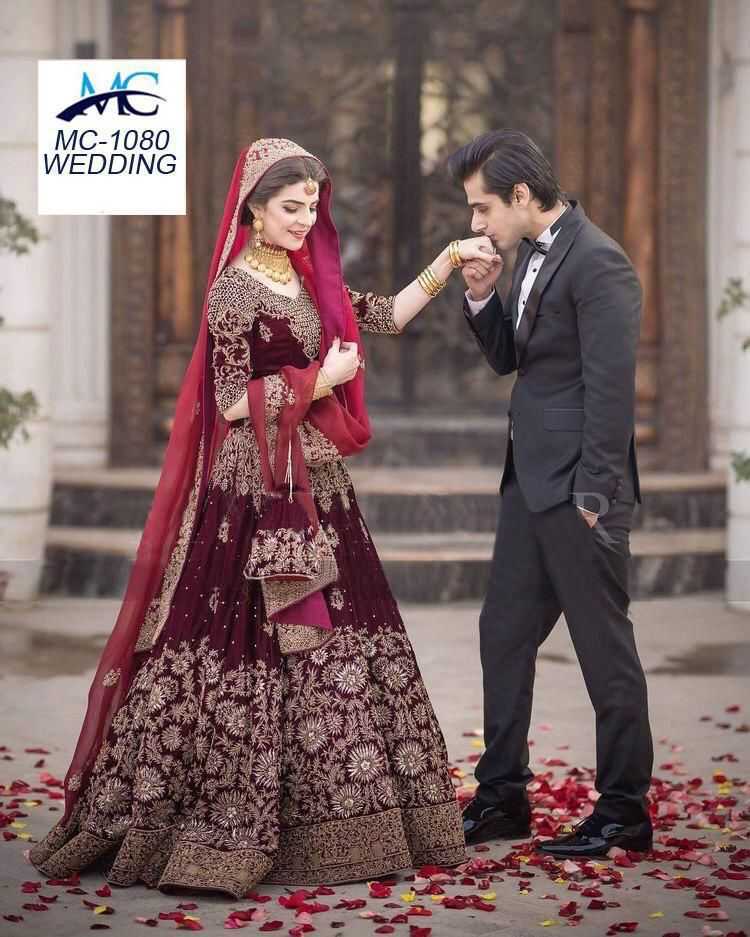YNF Wholesale Velvet Bridal Lehenga KESH494 MISS WORLD | Surat Manufacturer