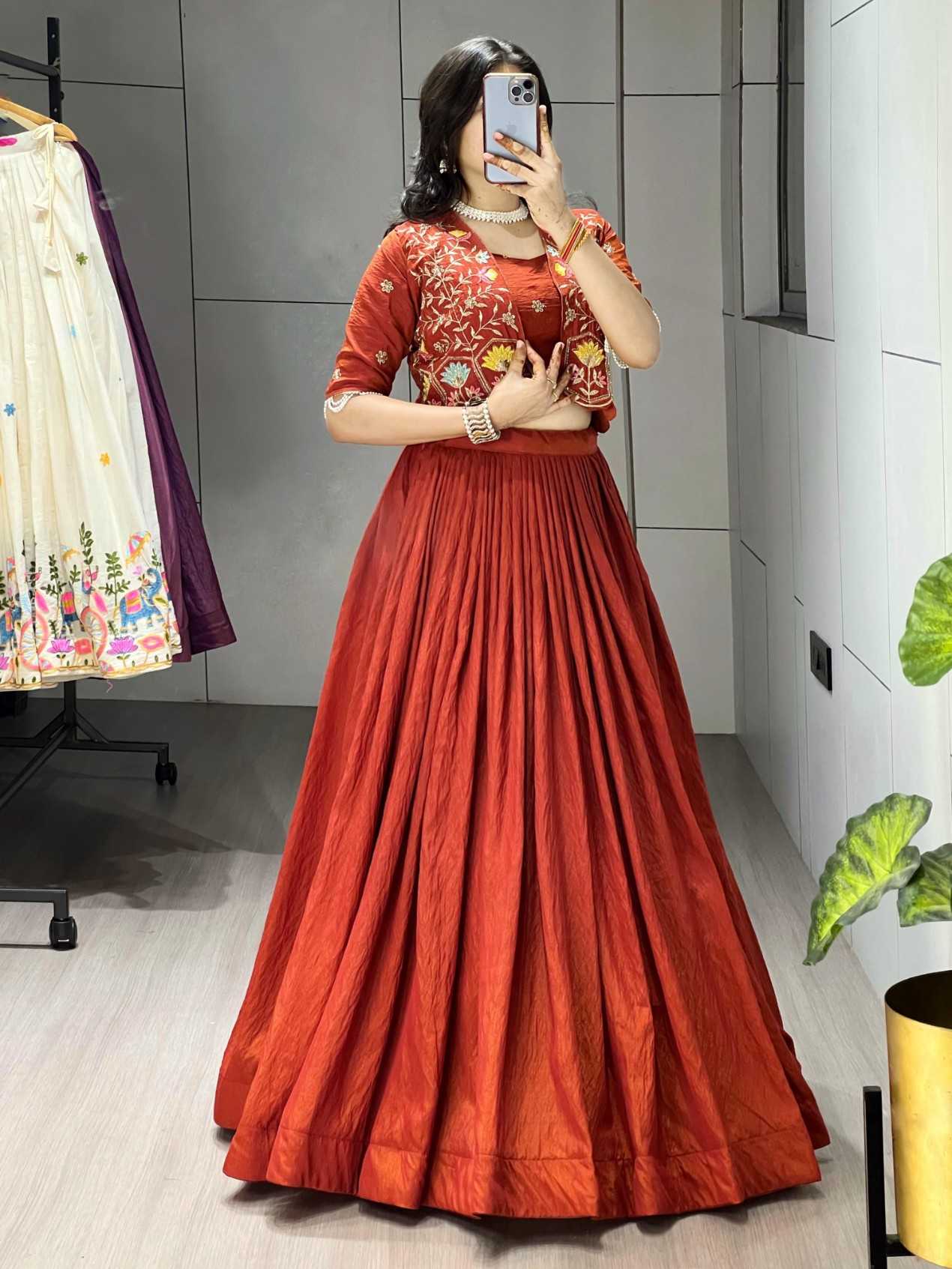 YNF Wholesale Vichitra Silk Wedding Lehenga KESH530 jacket-Lehenga | Surat Manufacturer