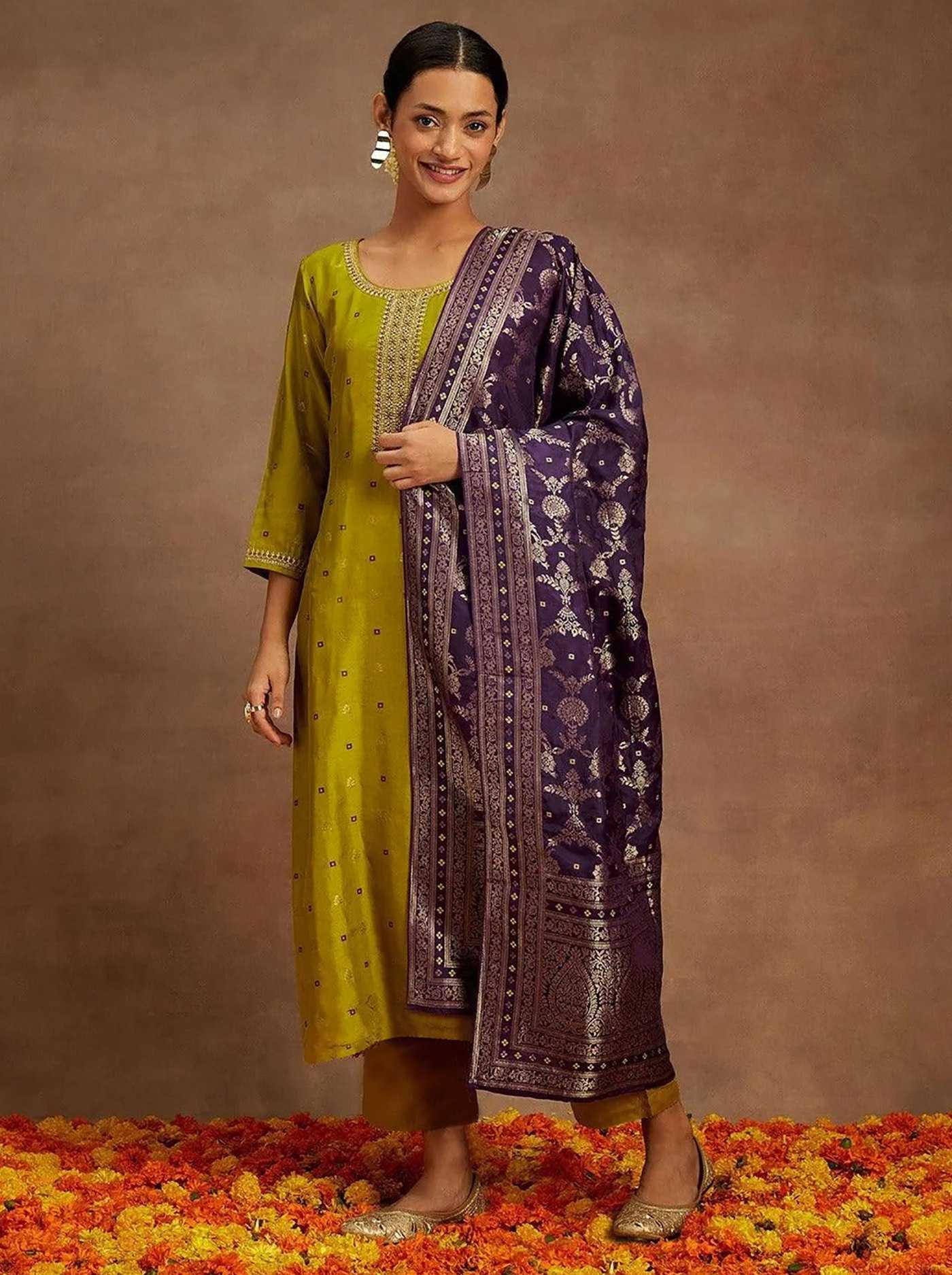 YNF Wholesale Art Silk Party wear suits KESH334 Swaroski | Surat Manufacturer