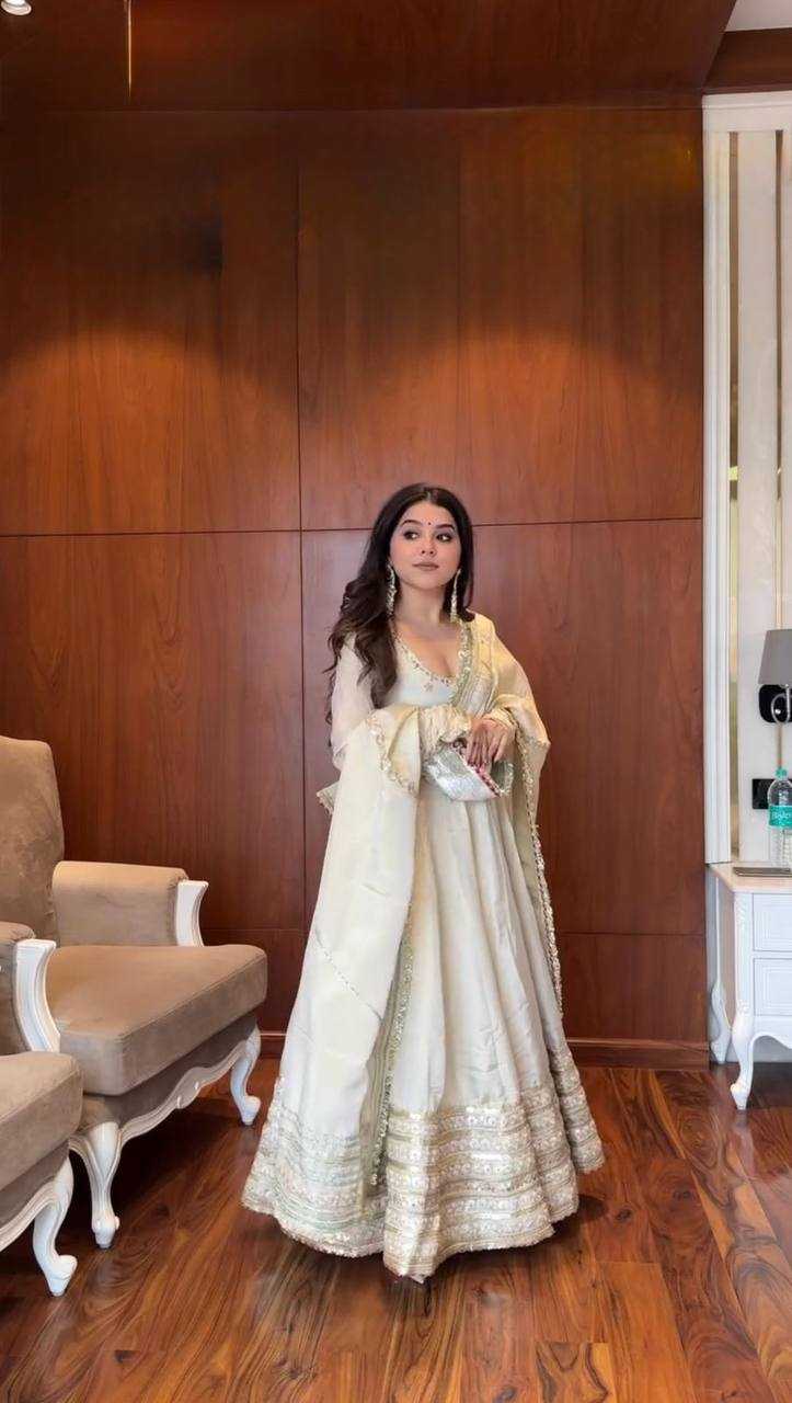 YNF Wholesale Chinon Anarkali Gown RIN162 5816 | Surat Manufacturer