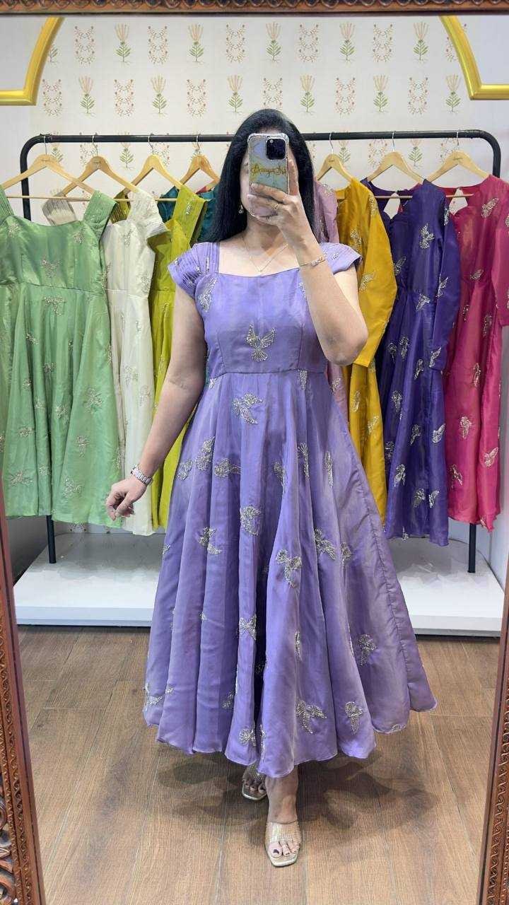 YNF Wholesale Chinon Silk Designer dresses KESH210 2592 | Surat Manufacturer