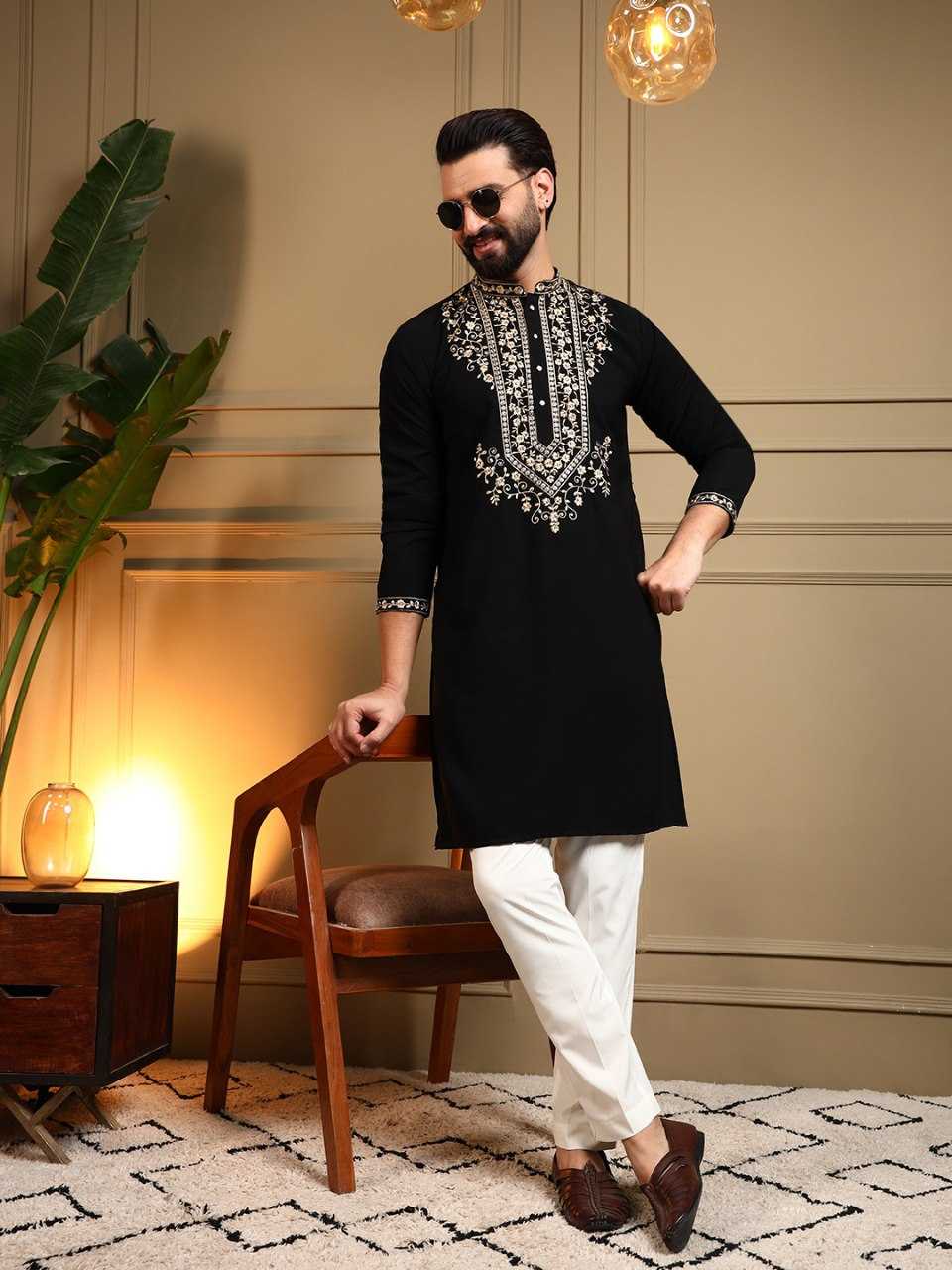 YNF Wholesale Cotton Mens Kurta Pyjama KESH629 124 | Surat Manufacturer