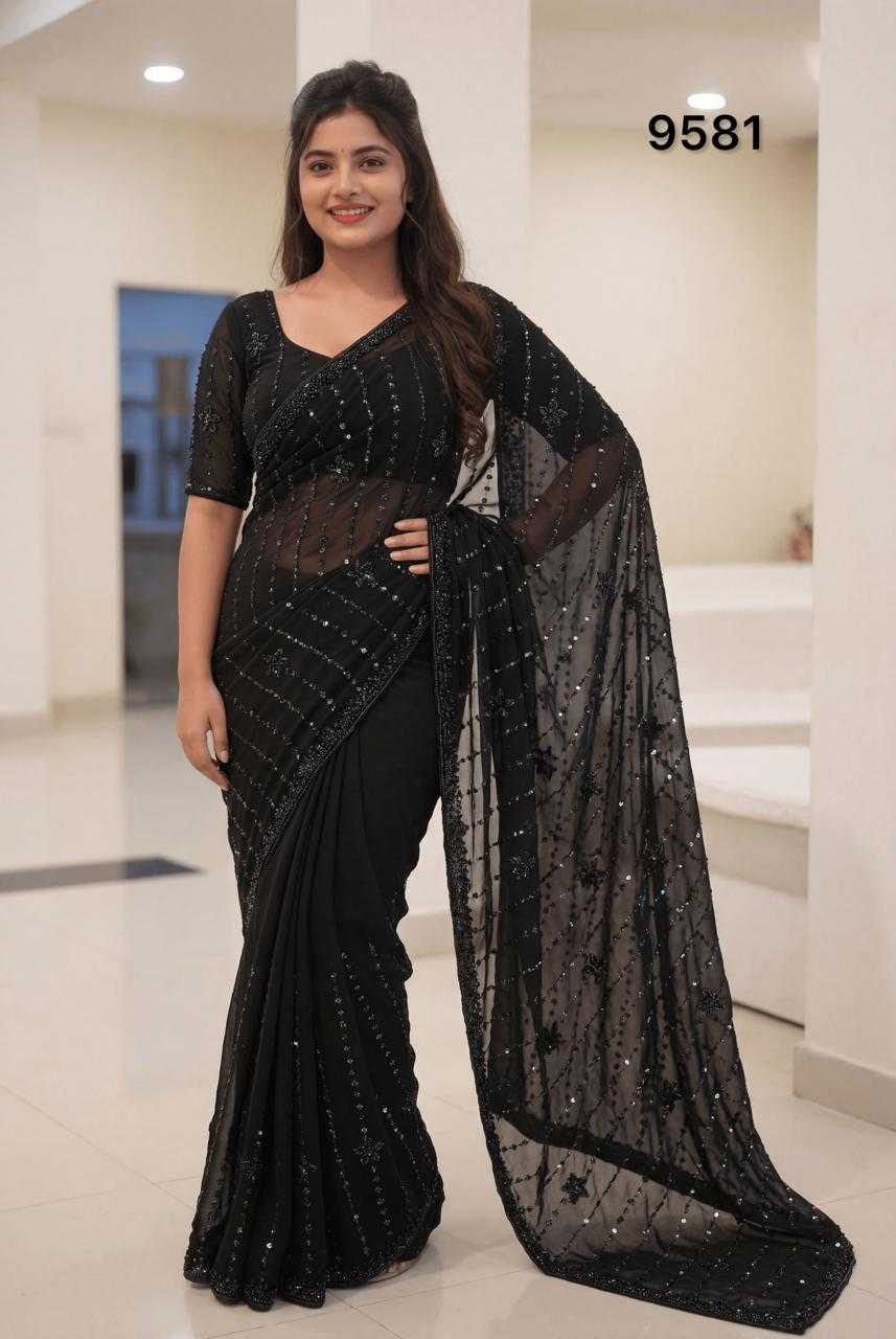 YNF Wholesale Georgette Georgette Sarees KESH114 9581 | Surat Manufacturer