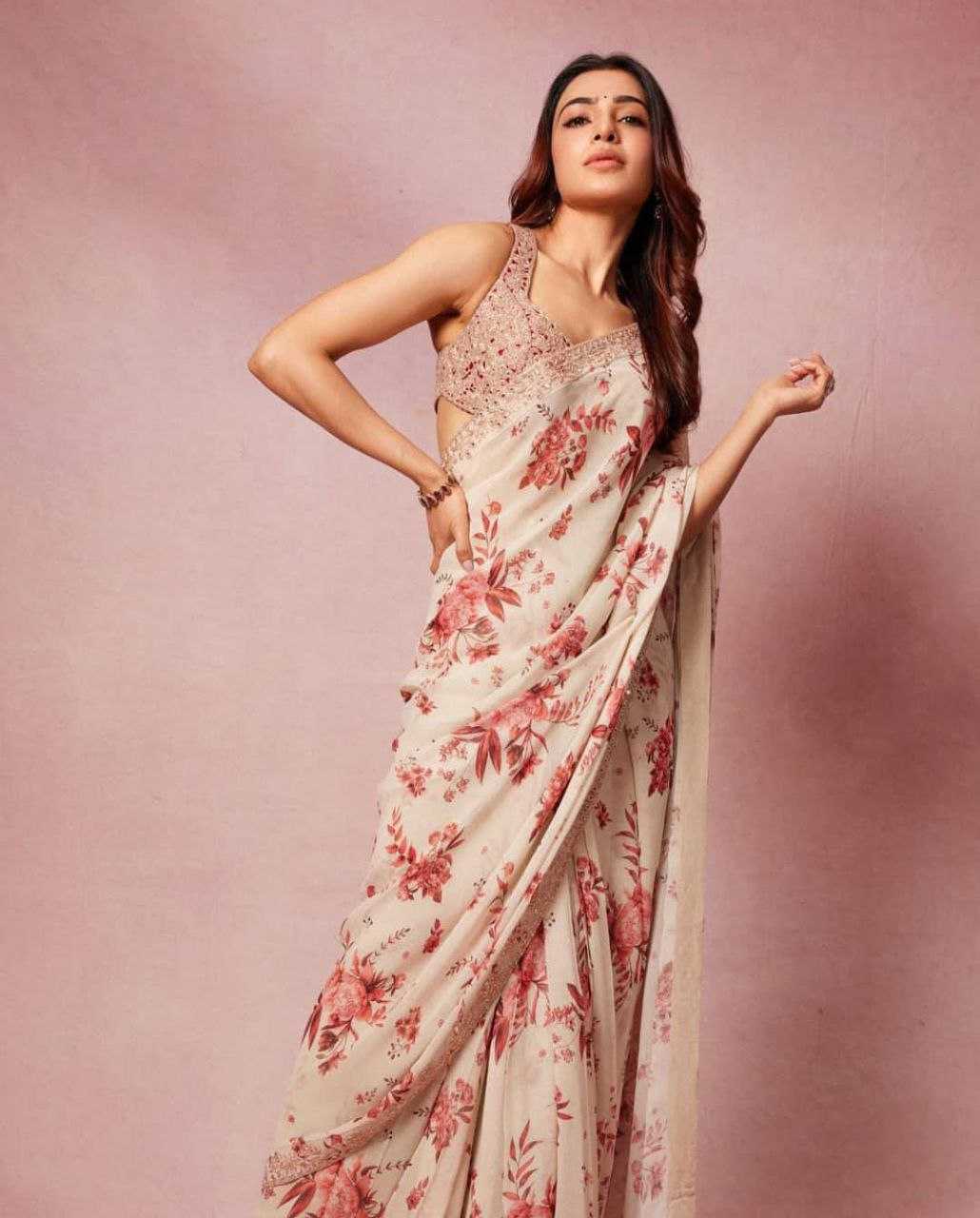 YNF Wholesale Georgette Designer Sarees KESH589 Samantha | Surat Manufacturer