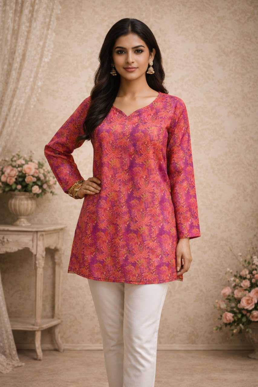 YNF Wholesale Maslin Designer Kurtis RIN227 RJ-14 | Surat Manufacturer