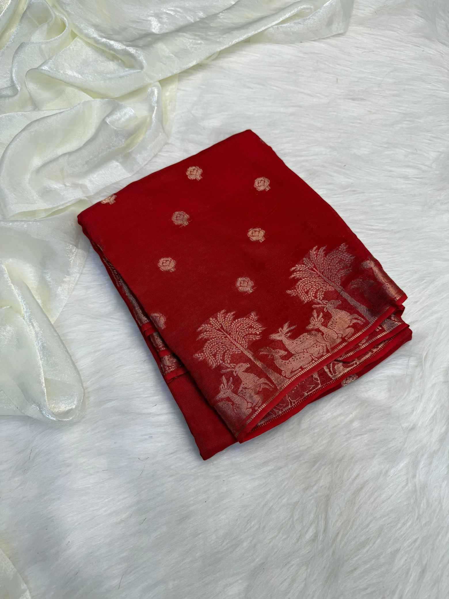 YNF Wholesale Muslin Silk Muslin Silk Saree KESH676 Aamra | Surat Manufacturer