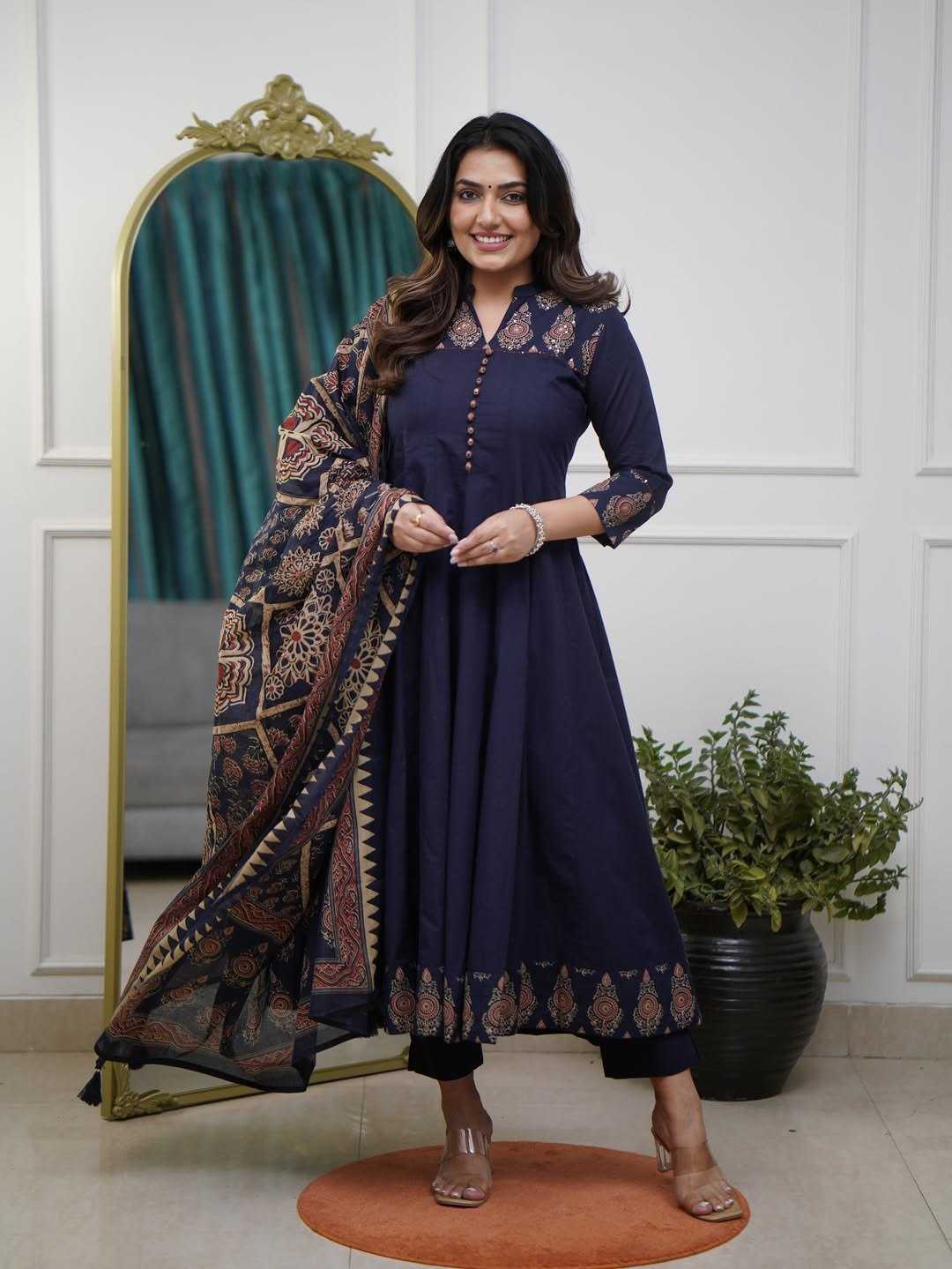 YNF Wholesale Pure Cotton Cotton Suits KESH562 ANARAKLI | Surat Manufacturer